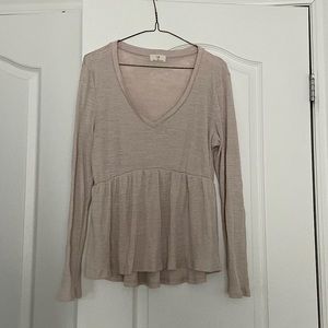 Anthropologie babydoll top